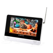 9型ワイド液晶搭載ポータブルDVDプレーヤー 地上デジタル・ワンセグ対応 ホワイト GH-PDV9DWT-WH