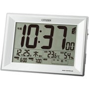 パルデジットワイドDL デジタル電波めざまし時計 温度計付(-9.9~50℃)/湿度計付(20~95%) 8RZ151-003