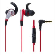 ATH-CKX5iS RD [SonicFuel スマートフォン用インナーイヤーヘッドホン レッド]