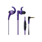 ATH-CKX7iS PL [SonicFuel スマートフォン用インナーイヤーヘッドホン パープル]