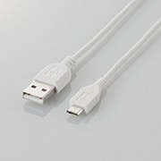 MPA-AMBCシリーズ スマートフォン用microUSBケーブル 充電専用 1.5m ホワイト MPA-AMBC15WH