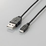 MPA-AMBCLシリーズ スマートフォン用microUSBケーブル カラフル 1.2m ブラック MPA-AMBCL12BK