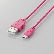 MPA-AMBCLシリーズ スマートフォン用microUSBケーブル カラフル 1.2m ピンク MPA-AMBCL12PN