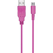 3DS用USB充電ロングケーブル 3m ピンク