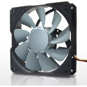 サイズオリジナル設計流体軸受・ブレード・フレーム採用12cmファン 800RPM リブ無し SM1225GF12SL