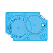 カードアクセサリコレクション GG19 Wカウンター ブルークリア
