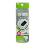 TE168W [片巻き取りステレオイヤホンmicroUSB ホワイト]