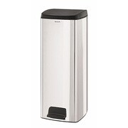 ダストボックス レクタングラー ペダルビン(角型) クローム 25L 369544