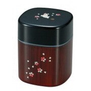茶入れ 木目うさぎ