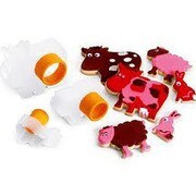スナップフィット クッキーカッターセット ファームアニマル3P