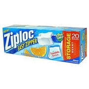 Ziploc（ジップロック） EZジッパー ストレイジ クオート20P