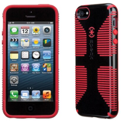 SPK-A1653 [IPHONE 5 CANDYSHELL GRIP BLACK/POMODORO]