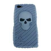 G2cover for iPhone5 TYPE1スカル WH [エラストマー樹脂製 iPhone5カバー]