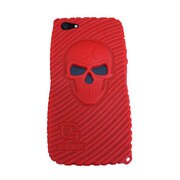G2cover for iPhone5 TYPE1スカル RD [エラストマー樹脂製 iPhone5カバー]