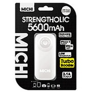 Michi 5600mAh USB出力:1ポート 最大:2.1A WH M56WH-01