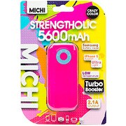 Michi 5600mAh USB出力:1ポート 最大:2.1A PK/BL M56CMPI-01
