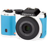 K-01 [ケーゼロワン レンズキット ホワイト ブルー smc PENTAX-DA40mm F2.8 XS付]
