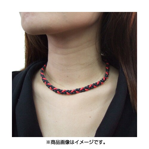 COLANCOLAN smartネックレス黒・赤・黒L [コランコランスマート ネックレス クロ×アカ×クロL]