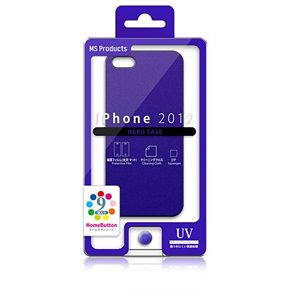 MS-IP5HPP [iPhone 5用  ハードケース パープル]