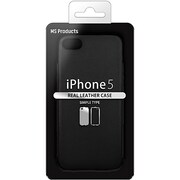 MS-IP5LBK [iPhone5 本革ケース ブラック]