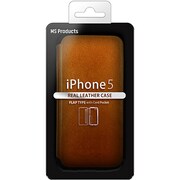 MS-IP5LCM2 [iPhone5 本革ケース(フタ) キャメル]