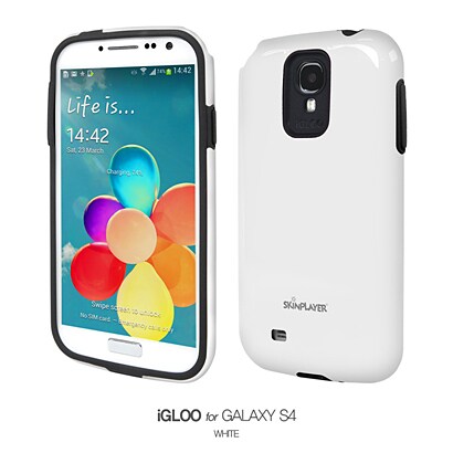iGLOO For Galaxy S4 ホワイト/ブラック iGGS4WH/BK