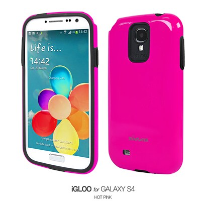 iGLOO For Galaxy S4 ホットピンク/ブラック iGGS4HP/BK