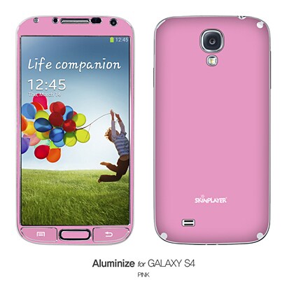 Aluminize for Galaxy S4 ピンク AS4-PNK