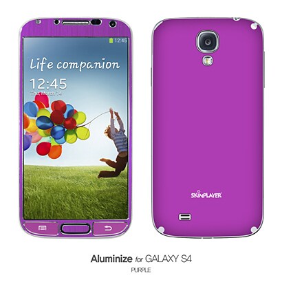 Aluminize for Galaxy S4 パープル AS4-PUR