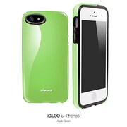 iGiP5AG/BK [iGloo Apple Green (Inner Black) iPhone5用ケース]