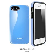 iGiP5SB/BK [iPhone 5用 iGloo SKY Blue (Inner Black)]