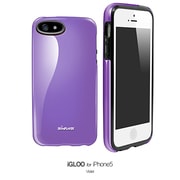 iGiP5VI/BK [iPhone SE/5s/5用 iGloo Violet (Inner Black)]