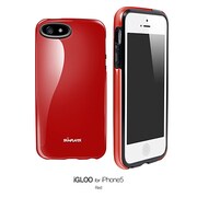 iGiP5RE/BK [iGloo Red (Inner Black) iPhone5用ケース]