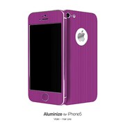 SAJ5-OVT/H [iPhone 5用 Aluminize Violet (Hair Line)]