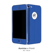 SAJ5-OBL/H [iPhone 5用 Aluminize Blue (Hair Line)]