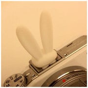 ウサギホワイト バニシュデザインホットシューカバー
