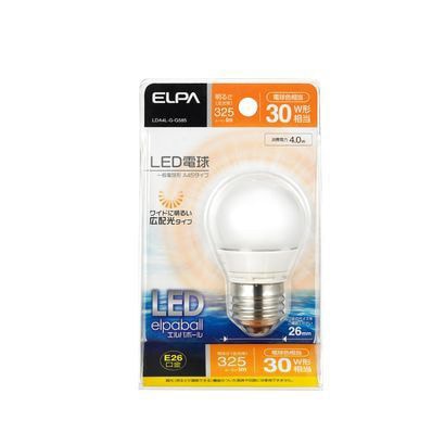 LDA4L-G-G585 [LED電球 E26口金 電球色 325lm LED elpaball（エルパボｰル）]