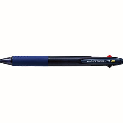 SXE340038T.9 [JETSTREAM（ジェットストリーム） 3色ボールペン 0.38mm 透明ネイビー インク色：黒、赤、青 SXE3-400-38]