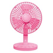 サウンドセンサー扇風機 ピンク AN0188AA
