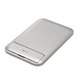 Bluevision Clamshell 6000mAh USB出力：2ポート 最大合計：2.5A Mobile Battery for iPhoneSmartphones Silver BV-CLM6000-SL