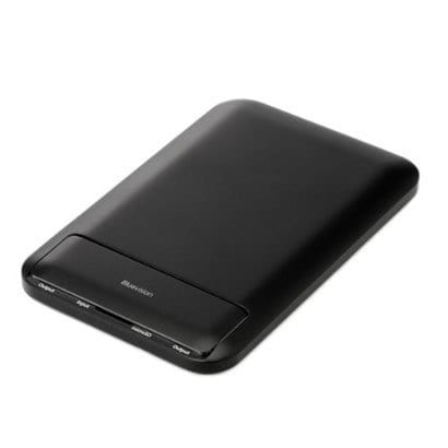 Bluevision Clamshell 6000mAh USB出力：2ポート 最大合計：2.5A Mobile Battery for iPhoneSmartphones Black BV-CLM6000-BK