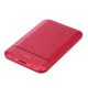 Bluevision Clamshell 6000mAh USB出力：2ポート 最大合計：2.5A Mobile Battery for iPhoneSmartphones Red BV-CLM6000-RD