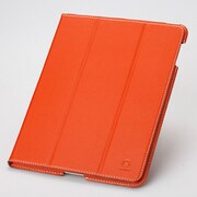 NEW iPad 用手帳タイプ本革ケース GM-INFOLIO-ORANGE