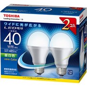 LED電球 E26口金 昼白色 485lm 密閉器具対応 E-CORE（イー・コア） 2個入 LDA5N-G-K/40W-2P