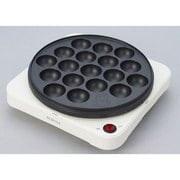 電気たこ焼き器18個 ホワイト ZTP-181-W