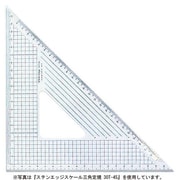 ステンエッジスケール 三角定規 36cm×45° 36T-45