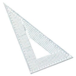 ステンエッジスケール 三角定規 30cm×60° 30T-60