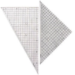 方眼三角定規 ネオセクションスケール300 2枚組 30cm×45°/30cm×60° 300