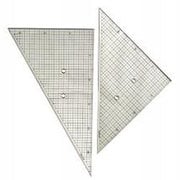 方眼三角定規 30cm 2mm厚 5mm方眼 330T-5