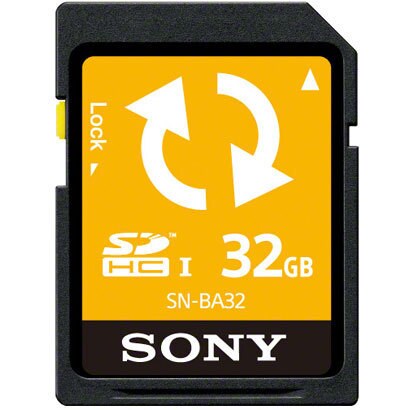 バックアップ機能付き SDHCメモリーカード32GB CLASS4 SN-BA32